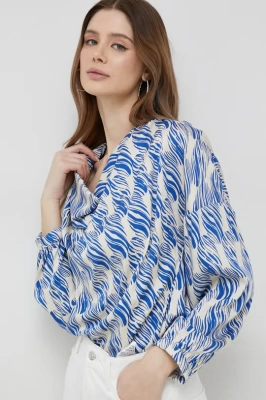 Podrobnoe foto блузка sisley жіноча візерунок