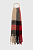 foto шаль з домішкою вовни answear lab колір червоний візерунок
