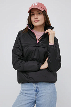 foto спортивна куртка roxy make it up колір чорний перехідна
