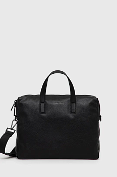 foto сумка для ноутбука calvin klein колір чорний