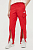 foto штани adidas жіночі колір червоний однотонні