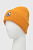 foto шапка з домішкою вовни hugo колір помаранчевий з товстого трикотажу
