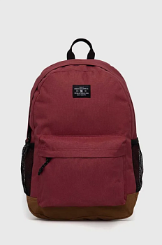 foto рюкзак dc чоловічий колір червоний великий з аплікацією
