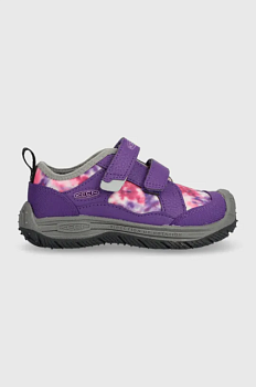 foto дитячі черевики keen колір фіолетовий
