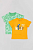foto бавовняна футболка для немовлят zippy 2-pack візерунок