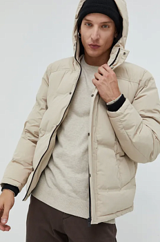 foto куртка solid чоловіча колір бежевий зимова