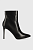 foto шкіряні черевики michael michael kors rue жіночі колір чорний на шпильці