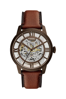 foto годинник fossil чоловічий колір коричневий