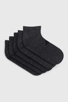 Podrobnoe foto шкарпетки 4f 5-pack чоловічі колір сірий