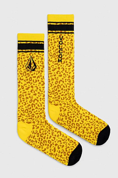 foto шкарпетки volcom чоловічі колір жовтий