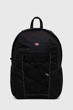 foto рюкзак dickies чоловічий колір чорний великий однотонний