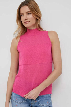 foto светр sisley жіночий колір рожевий легкий