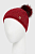 foto шапка з домішкою вовни granadilla колір червоний з тонкого трикотажу