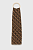 foto шарф з домішкою вовни pinko колір коричневий візерунок