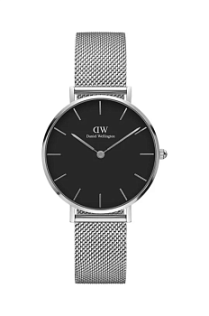 foto годинник daniel wellington petite 32 sterling жіночий колір срібний
