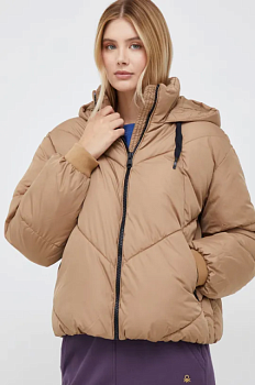 foto куртка vero moda жіноча колір бежевий зимова