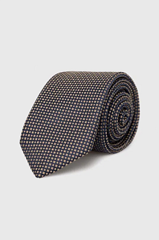 foto краватка boss колір бежевий