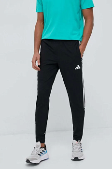 foto штани для тренувань adidas performance tiro 23 league колір чорний з аплікацією