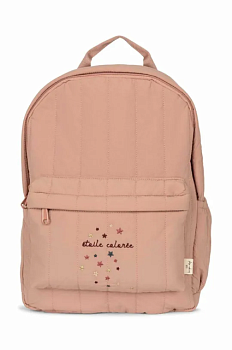 foto дитячий рюкзак konges sl?jd колір рожевий малий з аплікацією