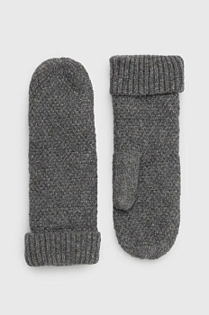 foto рукавички only жіночі колір сірий