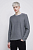 foto бавовняний светр medicine чоловічий колір сірий легкий