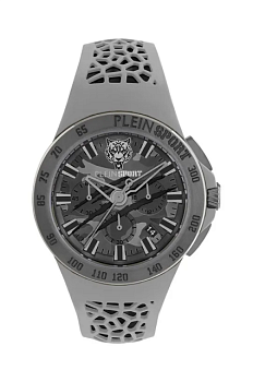foto годинник plein sport чоловічий колір сірий