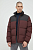 foto пухова куртка jack wolfskin чоловіча колір бордовий зимова