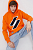foto бавовняна кофта superdry чоловіча колір помаранчевий з аплікацією