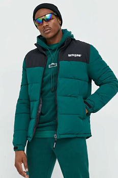 foto куртка sixth june чоловіча колір зелений зимова