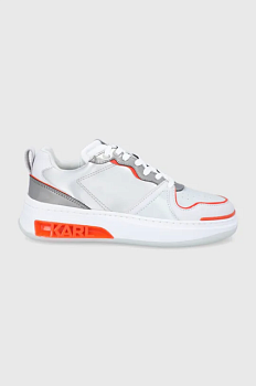 foto черевики karl lagerfeld elektra колір срібний на платформі
