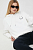 foto бавовняна кофта ps paul smith жіноча колір білий з капюшоном з аплікацією