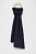 foto шарф з домішкою вовни bomboogie колір синій гладкий