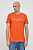foto футболка з домішкою льону la martina колір помаранчевий візерунок