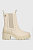 foto черевики tommy hilfiger heeled chelsey boot bio жіночі колір бежевий на плоскому ходу