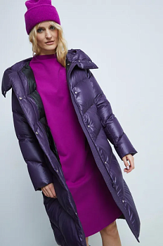 foto пухове пальто medicine колір фіолетовий зимове