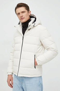foto куртка sisley чоловіча колір бежевий зимова