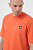 foto бавовняна футболка the north face колір помаранчевий з принтом