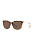 foto сонцезахисні окуляри emporio armani жіночі колір коричневий