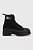 foto черевики tommy jeans tjw foxing canvas boot жіночі колір чорний на платформі en0en02216