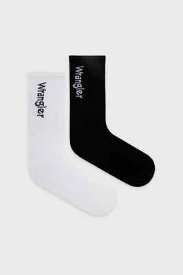 Podrobnoe foto шкарпетки wrangler (2-pack) чоловічі колір чорний