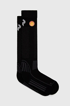 foto шкарпетки з домішкою вовни peak performance колір чорний