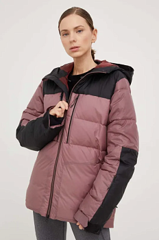 foto куртка volcom жіноча колір фіолетовий