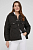 foto куртка answear lab жіноча колір чорний перехідна oversize