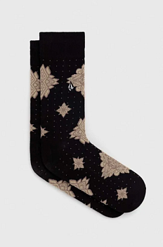 foto шкарпетки volcom чоловічі колір чорний