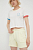 foto бавовняні шорти marc o'polo жіночі колір бежевий однотонні висока посадка