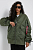 foto куртка-бомбер alpha industries жіночий колір зелений перехідна