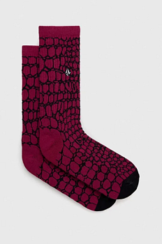 foto шкарпетки volcom чоловічі колір фіолетовий