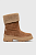 foto замшеві черевики tommy hilfiger warm lining suede low boot жіночі колір коричневий на платформі утеплене