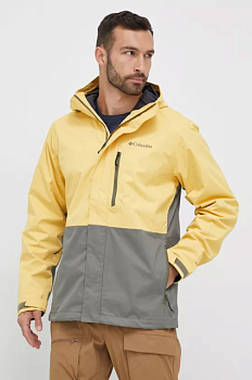 foto куртка outdoor columbia hikebound колір жовтий