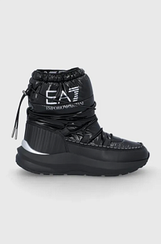 foto зимові чоботи ea7 emporio armani колір чорний